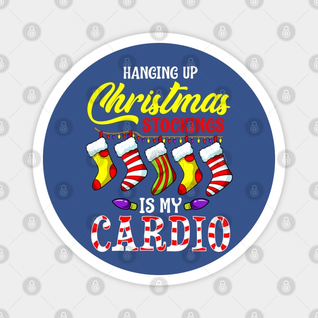 Hanging up Christmas stockings is my cardio Magnet by creative
